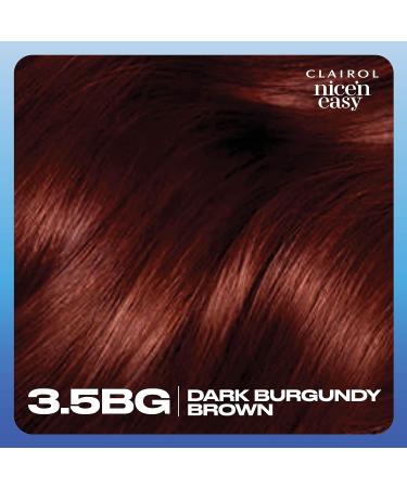 Clairol Nice'n Easy Cr me Oil Infused Hair Dye 3.5BG Dark Burgundy Brown - 1 Count - Buy Online on GoSupps.com