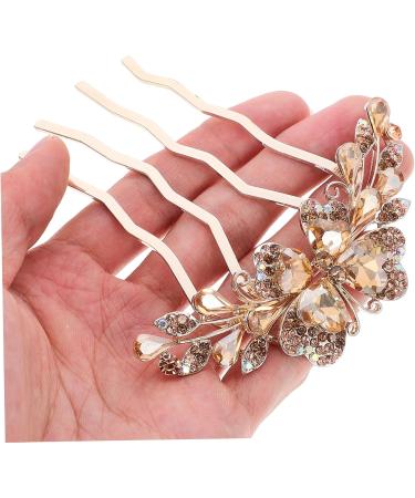 minkissy Hair Comb Hair Accessories for Girls Rhinestone Hair Clips Rhinestone Side Comb Hair Side Comb Girl Hair Accessories Hair Accessories for Women Metal Rhinestones Hair Piece Mother - Buy Online on GoSupps.com