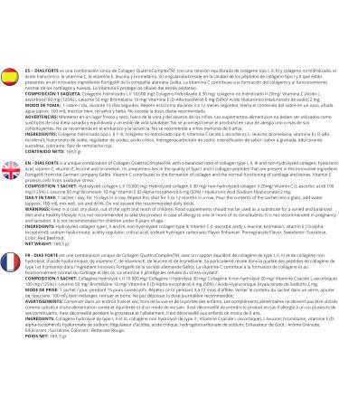 DIAS Forte Maintien des Carticules et Articulations - Acide hyaluronique et collag ne Type I III et non hydrolys + Vitamines C et E + tourmaline + brom thla ne - 15 enveloppes - Buy Online on GoSupps.com