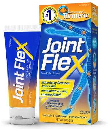 JointFlex Pain Relief Cream With Turmeric Arthritis Pain Relief Joint Pain Relief 3 Ounce Tube