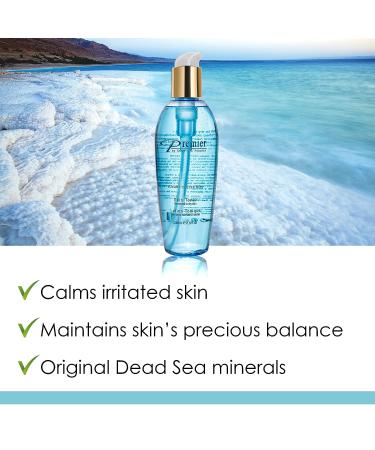 Premier Dead Sea Skin Toner for Normal to Dry Skin - pH 5.5 Balancing, Alcohol-Free with Witch Hazel and Minerals - 8.5fl.oz - Buy Online on GoSupps.com