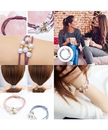 Mnixy 0dBu White Acrylic Scrunchie - Stylish & Durable Hair Accessory for All Hair Types - Buy Online on GoSupps.com