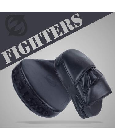 Zafco Sports Boxing Mitts for Muay Thai MMA Training - Black - Buy Online on GoSupps.com