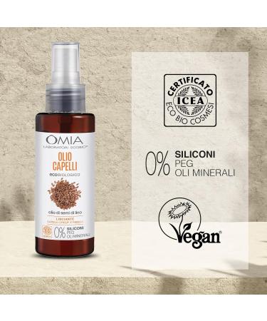 Omia Laboratoires Hair oil Flax seeds - Buy Online on GoSupps.com