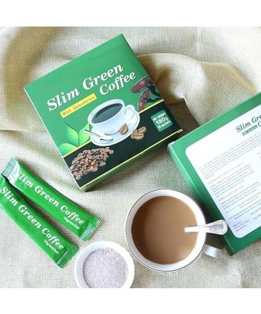 Premium Green Coffee Bean Extract Powder - Gluten-Free Supplements with 10 Natural Health Blends | Instant Coffee | 180g (18 Sachets - Buy Online on GoSupps.com