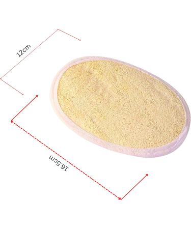 Jaunty Natural Loofah (6PC Pack) - Eco-Friendly Exfoliating Body Scrubber for Women, Babies, and Men - Buy Online on GoSupps.com