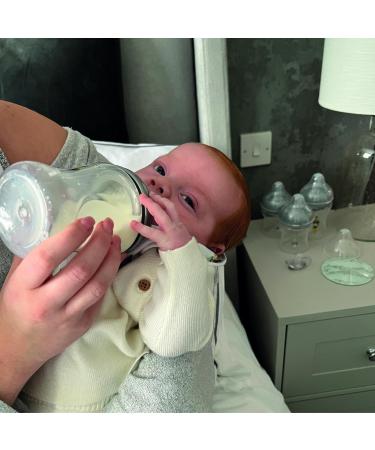 Nuby Newborn Baby Bottle Starter Set with Teats, Brush, Soother, Bib, and Teether - Buy Online on GoSupps.com