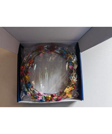 Pengcheng Flower Crown Set - 7 Piece Floral Headdress & Hair Accessories for Women & Girls | Perfect for Birthdays Weddings Festivals & Parties - Buy Online on GoSupps.com