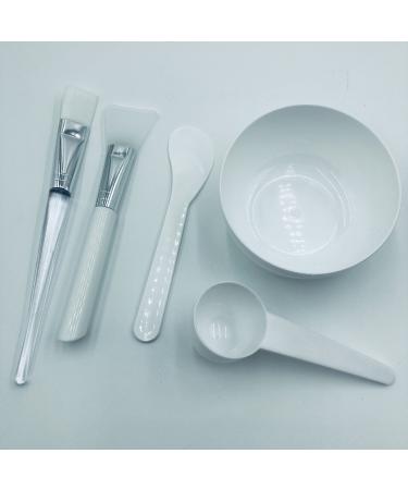 Face Mask Mixing Bowl Set  5 in 1 DIY Facemask Mixing Tool Kit with Facial Mask Bowl Stick Spatula Silicone Face Mask Brush & Premium Soft Face Brushes