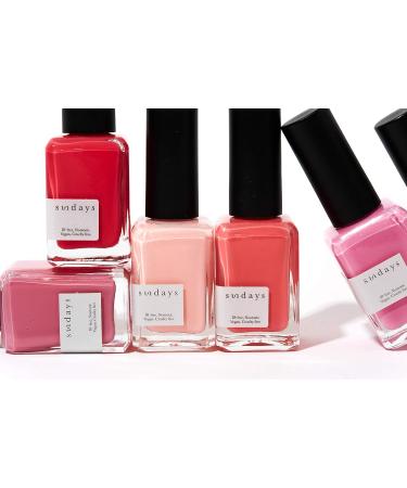 Sundays 10-Free Nontoxic Nail Polish No.17 (Deep Red) - Buy Online on GoSupps.com