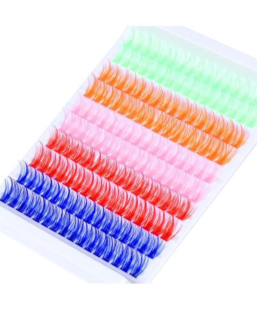Goddvenus Wispy Colored Cluster Lashes C Curl Individual Eyelashes with Colors (6D) - Buy Online on GoSupps.com
