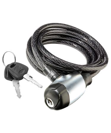 Schwinn Anti Theft Bike Lock, Security Level 1, Key Lock, 6 Foot Security Level 1/Key Lock 6 Foot/8mm Cable - Buy Online on GoSupps.com