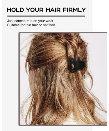 Matte Small Hair Clips Set - 18 Pcs 1.57 Inch Octopus Claw Clips for Thin Hair - Nonslip Hair Accessories for Women and Girls - Buy Online on GoSupps.com