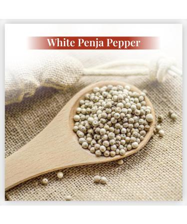 Fire Mountain White Penja Pepper 100g - 100% Natural Peppercorn Berries from Cameroon's Penja Valley - Buy Online on GoSupps.com