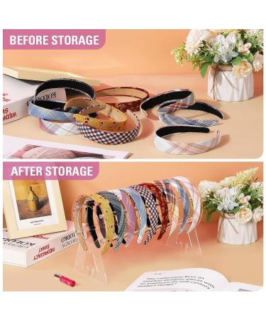 Suneerplay Clear Acrylic Headband Holder Organizer Stand for Women and Girls - Buy Online on GoSupps.com