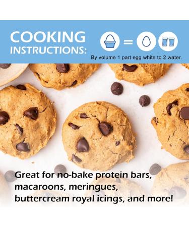 Talcufon Egg White Protein Powder 8Oz Pasteurized No Additives High Protein Gluten-Free Ideal for Baking and Cooking Unflavored 227G - Buy Online on GoSupps.com