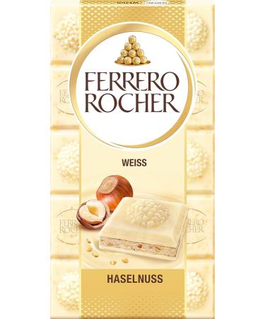 Buy Ferrero Rocher White Chocolate Hazelnut Bar - 90g | International Shipping Available - Buy Online on GoSupps.com