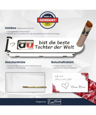 Personalized DUPLO Chocolate Bar Gift Box for Daughters - Unique Keepsake with Banknote Compartment - Buy Online on GoSupps.com