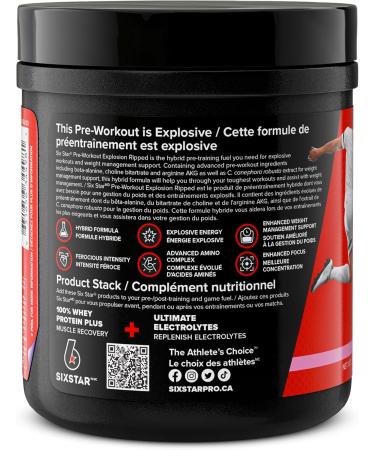 Six Star Pre Workout + Weight Loss Formula Six Star Preworkout Explosion Ripped Energy Powder Pre-workout Powder for Men & Women with Beta Alanine for Energy Focus and Intensity Pink Lemonade (30 Servings) Pink Lemonade 30 Servings (Pack of 1) - Buy Online on GoSupps.com