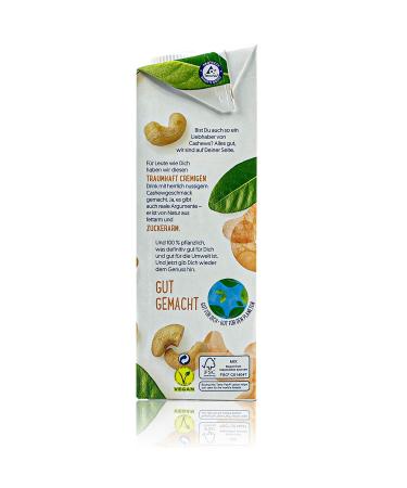 Alpro Cashew Drink Original - 10-Pack (1L) | 100% Plant-Based Nut Beverage - International Shipping Available - Buy Online on GoSupps.com