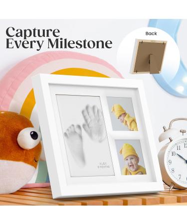 Baby Hand and Footprint Kit/New Mom Gifts/Gender Reveal Gifts/Baby Keepsake Box/Baby Shower Gifts/Clay paw print kit/Dog Paw Print Kit//baby picture frame/new baby gift/new born baby boys gift - Buy Online on GoSupps.com