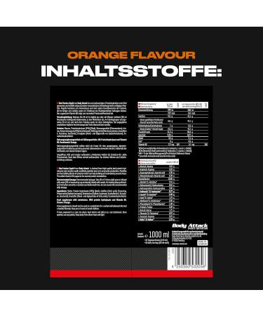 Body Attack Beef Amino Liquid oranje 1 x 1000 ml - Buy Online on GoSupps.com