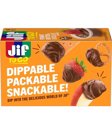 Jif Beurre de cacahu te et chocolat emporter 8 tasses (lot de 6) moins de sucre texture paisse et cr meuse - Buy Online on GoSupps.com