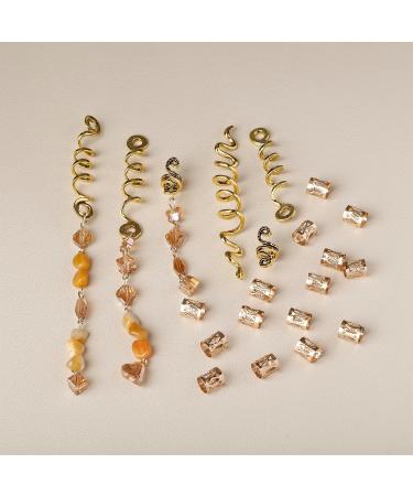 FRDTLUTHW Tassels Hair Jewelry for Braids - 21pcs Gold Hair Cuffs for Women and Girls - Buy Online on GoSupps.com