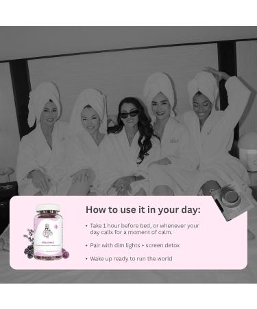 Balancing Act - Blackberry Lavender Vibe Check - Evening Wind-Down Gummies with Magnesium Chamomile & Lemon Balm - 30 Day Supply (60 Count) - Buy Online on GoSupps.com