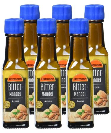 Ostmann Bitter Almond Flavor - Pack of 6 (20 ml Each) | Premium Quality for Baking & Desserts - International Shipping Available - Buy Online on GoSupps.com