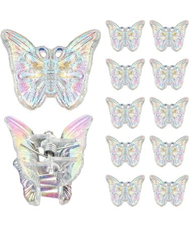 Butterfly Hair Clips Butterfly Clips Butterfly Hair Accessories | Silver & White Butterfly Clips Cute Hair Clip for Wedding Girls Travel Women - Buy Online on GoSupps.com