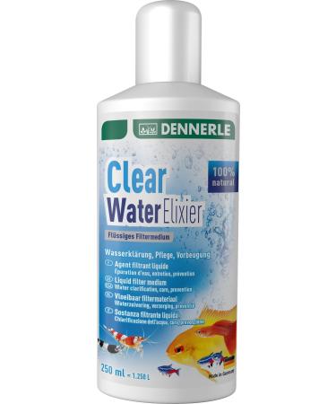 Dennerle Clear Water Elixier liquid filter medium for water Declaration care and prevention water supply for aquarium water (250 ml)