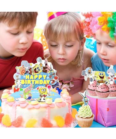 14 Piece Edible Cake Toppers for 25th Birthday | Colorful Cake Decorations & 25th Party Decor - Buy Online on GoSupps.com