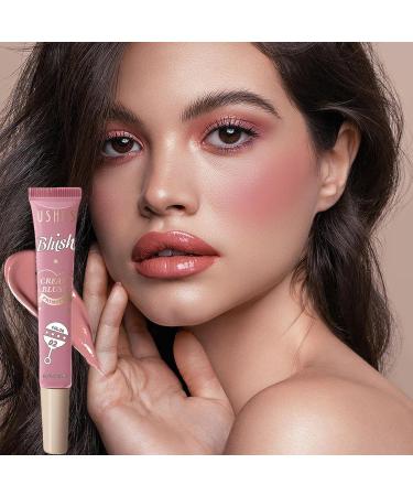 Cheek Tint Blushes - Long Wearing Matte Cream for Mature Skin Hydrating Natural Mousse Liquid Cream Blushes Cheeks Lips Make Up Pochy 02 - Buy Online on GoSupps.com