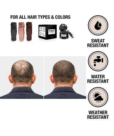 Instant Hair Concealer for Greys & Thinning Hair - Sweat Resistant Hair Tint for all Hair Types - Hairline Powder (Brown) - Buy Online on GoSupps.com