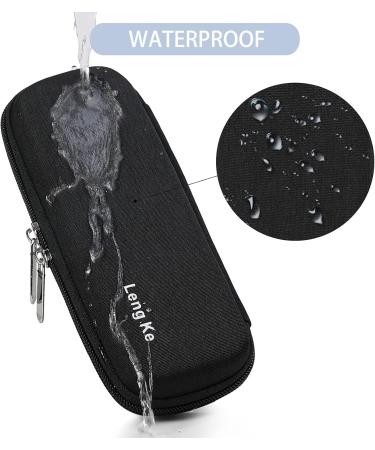 Bomkee Insulin Pen Bag | Insulin Cooling Bag for Diabetes | Travel Medication Case with 2 Fridge Packs - Black - Buy Online on GoSupps.com