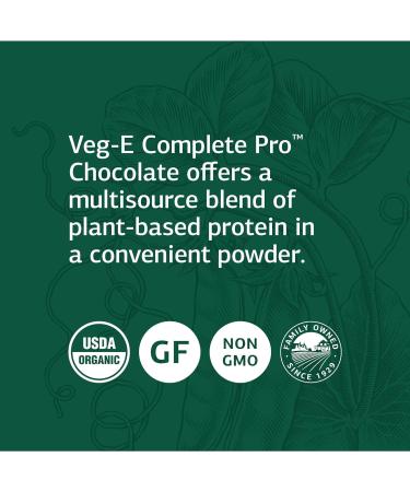 Standard Process Veg-E Complete Pro Chocolate - Whole Food Protein Powder for Nail, Hair, and Skin Health - 26 oz - Buy Online on GoSupps.com