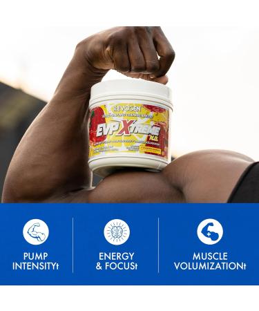 Evogen EVP Xtreme NO Pre Workout Powder for Men & Women Sugar Free Preworkout with Beta Alanine Creatine and Caffeine for Energy & Pump 40 Servings - Strawberry Lemonade - 17.2 Oz - Buy Online on GoSupps.com