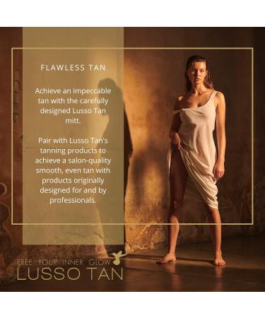 Luxury Velvet Flawless Tanning Mitt By Lusso Tan. Gradual Self Tanning Applicator Glove for the Face and Body. Sunless Tanner Mitten. Long Lasting Streak Free Reusable Fake Tan Application Mitt. - Buy Online on GoSupps.com