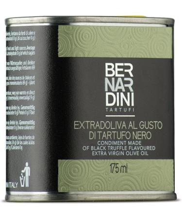 Black truffle extra virgin olive oil 175 ml can Bernardini Tartufi - Buy Online on GoSupps.com