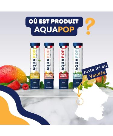 Aquapop Electrolyte Tablets - Pack of 2 (Lemon and Red Fruits) - Sugar Free - Promotes Hydration and Energy - 20 Mineral and - Buy Online on GoSupps.com