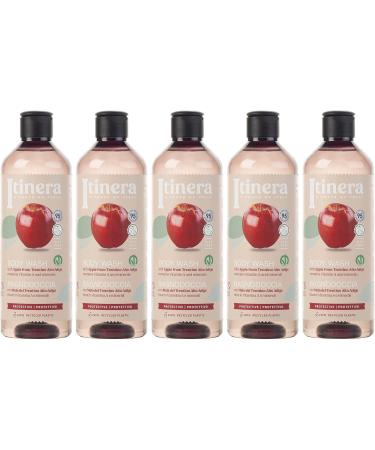  sarcia.eu ITINERA - Apple Trentino protective shower gel 95% natural ingredients 370 ml 4 pieces - Buy Online on GoSupps.com