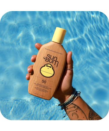 Sun Bum Original SPF 50 Sun Cream Lotion with Vitamin E - 237ml Vegan Moisturizing Sunscreen | Reef Friendly Broad Spectrum UVA/UVB Protection - Pack of 1 - Buy Online on GoSupps.com