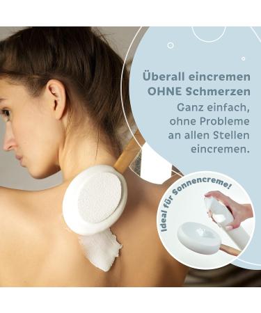 Lilienfeldt Back Cremer - Long Stem Lotus Wood Shower Brush & Back Bathing Sponge for Effortless Back Care - Buy Online on GoSupps.com