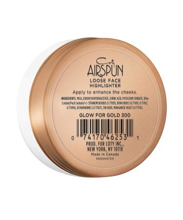 Coty Airspun Highlighter Glow for Gold 0.31 Oz - Pack of 1 | 0.31 Ounce Shimmer Makeup for Radiant Skin - Buy Online on GoSupps.com