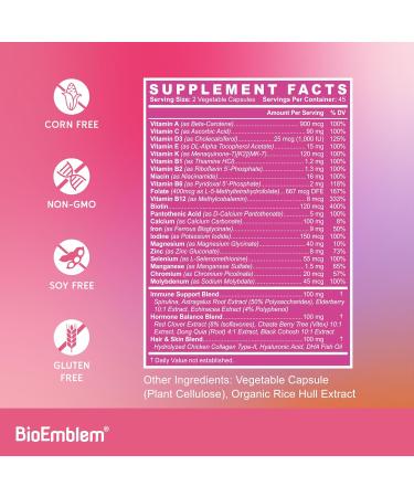 BioEmblem CoQ10 and Women's Multivitamin - Buy Online on GoSupps.com