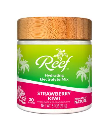 Hydrating Electrolyte Powder - Hydration with Nature s Electrolytes + Real Fruit - Strawberry Kiwi, No Added Sugar, 5 Key Electrolytes + Vitamins, Trace Minerals, Non-GMO, 30 Servings Strawberry Kiwi 8.1 Ounce (Pack of 1)