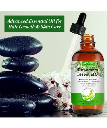 100% Natural Rosemary Oil for Hair Growth - 120ml | Scalp Massage & Aromatherapy - Buy Online on GoSupps.com