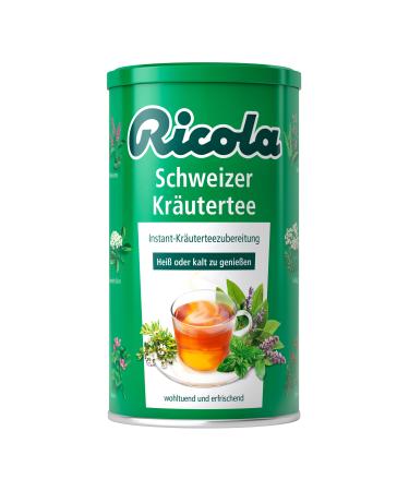 Ricola Swiss herbal tea 200g can of Swiss instant herbal tea with 13 mountain herbs preparation as an iced tea or warm tea 1 x 200g vegan 200 g (1 Pack)