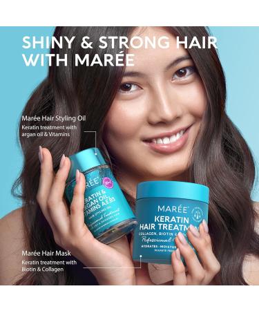 MAREE Hair Mask for Damaged Hair - Deep Conditioning Keratin Treatment for Hydration Repair & Growth | Ultimate Care for Dry Damaged Hair - Buy Online on GoSupps.com